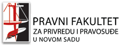 Pravni fakultet za privredu i pravosuđe logo